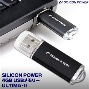 SILICON POWER 4GB USBメモリー ULTIMA-II 32513-4GB00-01-JP