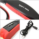 スポーツMP3ヘッドフォン 2GB