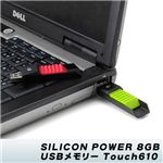 SILICON POWER 8GB USB[ Touch610@O[