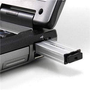 PQI アルミケースUSBメモリー8GB Ultima110　シルバー