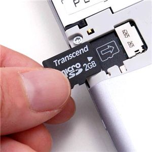 Transcend 2GB micro SDカード＋マルチカードリーダーセット ピンク