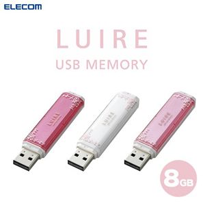 ELECOM USB�������[8GB MF-NWU208 �p�[���z���C�g