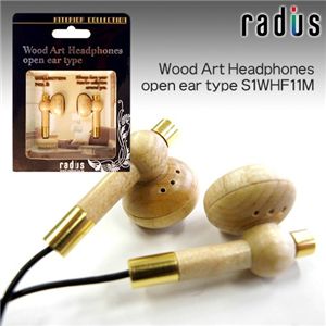 radius Wood Art Headphones open ear type S1WHF11M