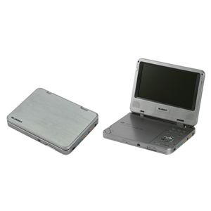 BLUEDOT ポータブルDVDプレーヤー　7インチCPRMスリムモデル(グレー) BDP-1725G