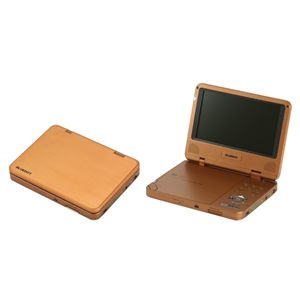 BLUEDOT ポータブルDVDプレーヤー　7インチCPRMスリムモデル(ゴールド) BDP-1725D