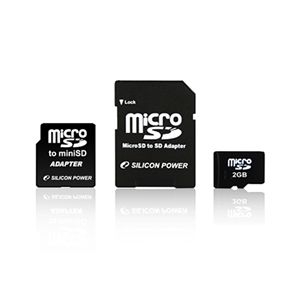SILICON POWER microSD 2GB 5Zbg