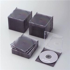 エレコム CD/DVDケース CCD-017LCBK