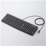 エレコム USB接続 スタンダードフルキーボード TK-FCM007BK