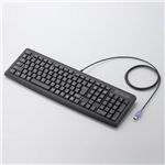 エレコム PS/2接続 スタンダートフルキーボード TK-FCM008BK