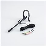 エレコム 片耳イヤホンマイク HS-HP03BK