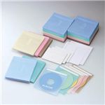 エレコム 不織布CD・DVDケース(両面収納) CCD-016XL5C