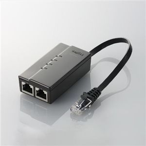 ロジテック 100BASE対応スイッチングハブ LAN-SW03LBK