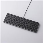 エレコム 薄型パンタグラフフルキーボード TK-FCP004SV