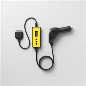 ロジテック iPod用車載用FMトランスミッター イエロー LAT-FMI02YL