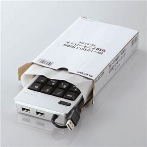 エレコム 2ポートUSB1.1HUB付USBテンキーパッド TK-BT3H