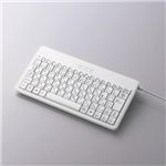 エレコム コンパクトフルキーボード TK-FCM006WH