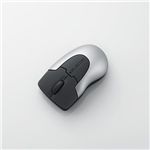エレコム マイクロレシーバーBITグラストマウス/3ボタン/レーザー/ダークシルバー M-BGDLSVD