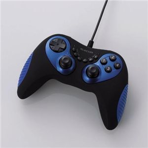 エレコム マクロ機能付き12ボタンUSBゲームパッド JC-U2812FBU
