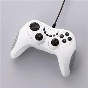 エレコム マクロ機能付き12ボタンUSBゲームパッド JC-U2812FWH