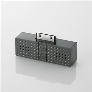エレコム iPod用ステレオミニスピーカー SOUNDBLOCK ASP-P300BK