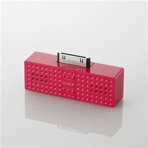 エレコム iPod用ステレオミニスピーカー SOUNDBLOCK ASP-P300RD