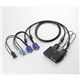 エレコム ハイブリッドパソコン切替器 KVM-KH