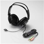 エレコム ヘッドセットマイクロフォン MS-HS112FBK