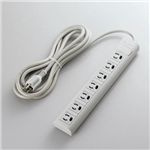 エレコム RoHS対応抜け止め7個口タップ T-ECOY053NDA