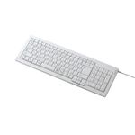 エレコム パンタグラフ式USB&PS/2フルキーボード TK-UP04FPWH