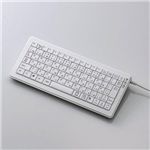 エレコム パンタグラフ式USB&PS/2キーボード TK-UP84CPWH