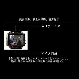 腕時計型 液晶付リストビデオカメラ【WRIST MIRUMIRU】（BSC-07） 1.8インチTFT液晶モニター搭載