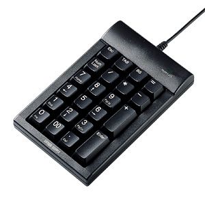 サンワサプライ メカニカルテンキー（ブラック） NT-10UH2BK 2セット