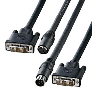サンワサプライ DVI工事配線ケーブル（シングルリンク） KC-DVI-K150