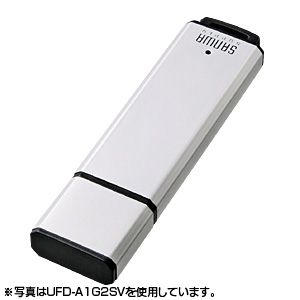 サンワサプライ USB2.0メモリ32Gシルバー UFD-A32G2SVK