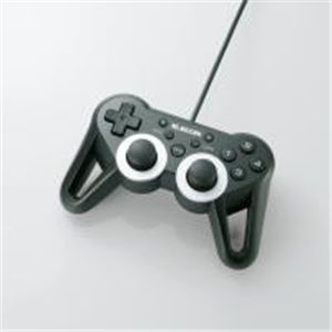 ELECOM（エレコム） 高耐久ボタンを装備したUSBタフゲームパッド JC-U3312SBK