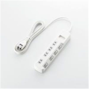 ELECOM（エレコム） 個別スイッチ付　省エネタップ T-E02-2430WH 2P式4個口3.0m