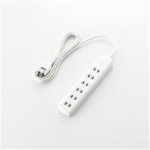 ELECOM（エレコム） 雷ガードタップ T-K01-2625WH 2P式6個口2.5m