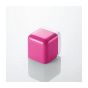 エレコム iPod/iPhone用 キューブ型AC充電器 AVA-ACU01PN画像１