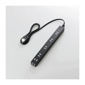 エレコム ACアダプタ対応スリムタップ T-SL-2610BK画像１