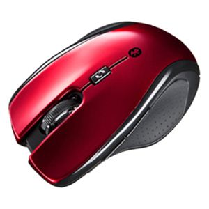 サンワサプライ ブルートゥースブルーテックマウス（レッド） MA-BTH20R