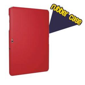 icover GALAXY Tab 10.1用ケース RUBBER レッド AS-GT10RF-RD