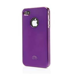 icover iPhone4／4S用ケース MIRROR パープル AS-IP4MR-PP