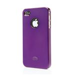 icover iPhone4／4S用ケース MIRROR パープル AS-IP4MR-PP