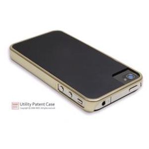 icover iPhone4／4S用ケース DUES ゴールド・ブラック AS-IP4SDU-GDBK