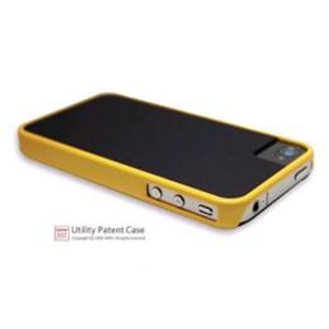 icover iPhone4／4S用ケース DUES イエロー・ブラック AS-IP4SDU-YLBK