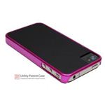 icover iPhone4／4S用ケース DUES ピンク・ブラック AS-IP4SDU-PKBK