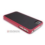 icover iPhone4／4S用ケース DUES レッド・ブラック AS-IP4SDU-RDBK