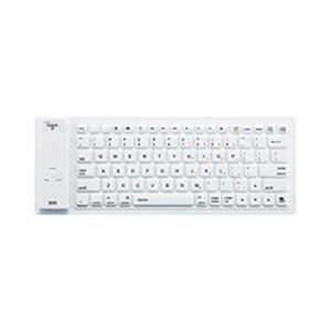 サンワサプライ Bluetoothシリコンキーボード（ホワイト） SKB-BT14W