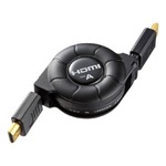 サンワサプライ HDMI巻取りケーブル KM-HD20-M12