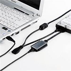 サンワサプライ IDE／SATA-USB変換ケーブル USB-CVIDE2